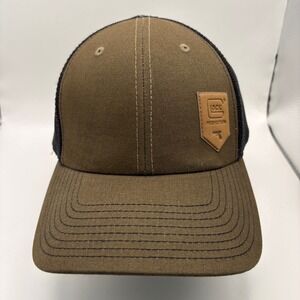 Glock Perfection Shooting Sports Trucker Hat Olive Green Black Mesh Snapback Cap